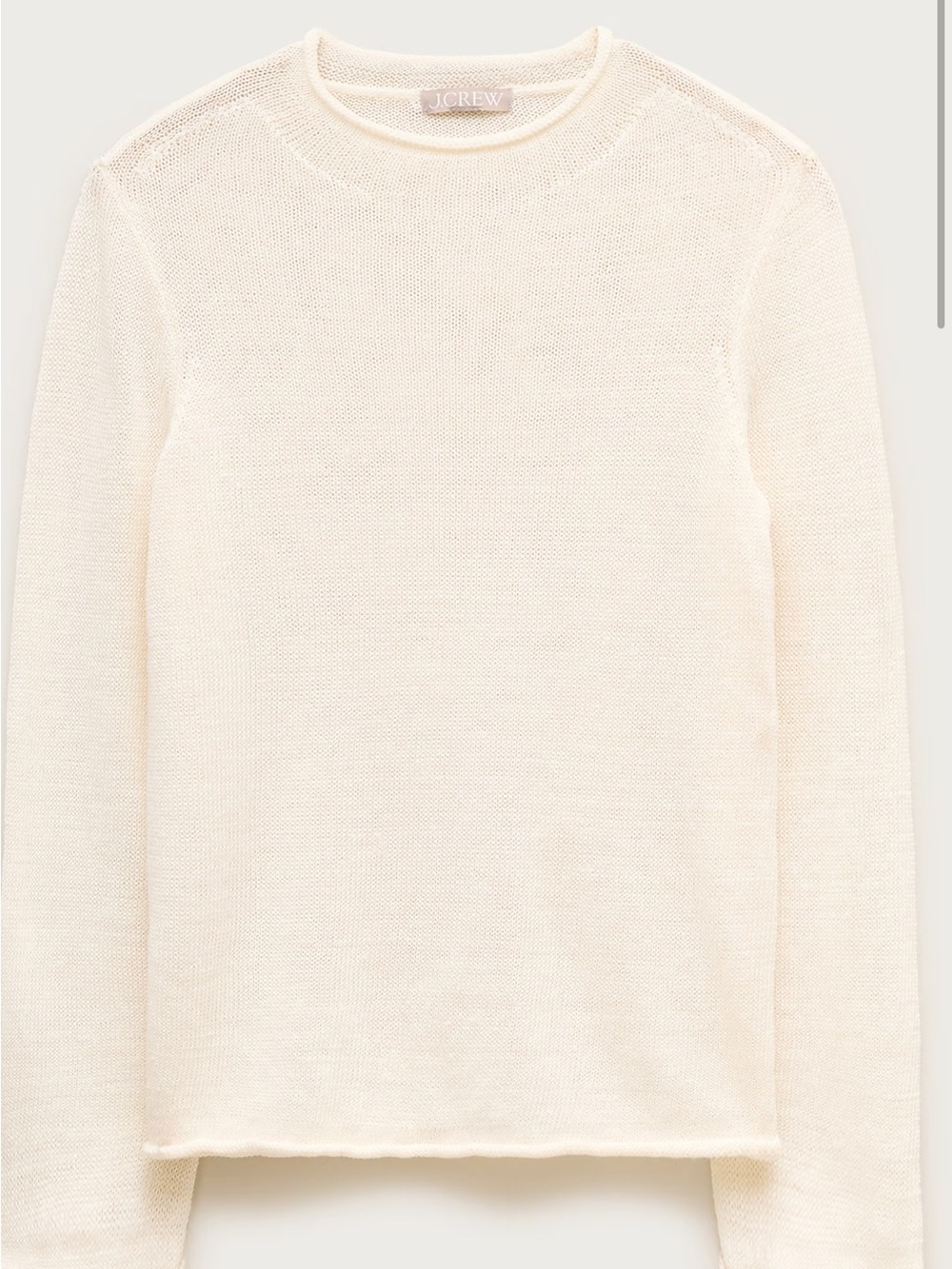 J. Crew Summer Rollneck™ sweater in linen blend - XS NWT